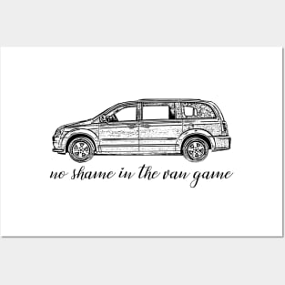 Minivan sellout series: Never say Never - family car - no shame in the van game Posters and Art